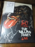 ROLLING STONES BOOK - Autographed - Mick, Keith, Ronnie, Charlie