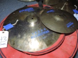 Pair of Paiste 2000 Cymbals with Travel Case.  See Description.