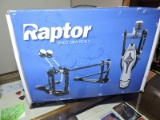 RAPTOR - Direct Drive Bass Drum Pedal - Double Pedal - New in Box