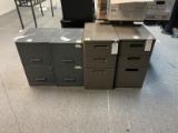 2 - two 25” draw file cabinet + 2 - three 26” draw file cabinet + **one is missing a handle**