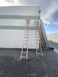 Pair of Werner Ladders 300lbs 28ft ladder & Werner 300lbs 24ft