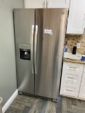 Kenmore 50045 25 Cu. Ft. Side-by-Side Fingerprint Resistant Refrigerator with Ice & Water Dispenser