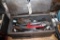 Metal Toolbox with Assorted Hand Tools