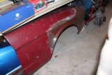 Passenger Front Fender to a Mustang