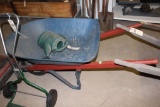 Watering Can and Wheel Barrow