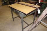 Drafting Table with Supplies