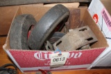 Assorted Wheels Brackets Etc.