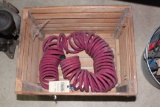 Wooden Crate of Garden Hoses