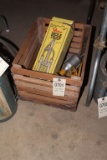 Wood Crate with Drop Light & Victor Trap