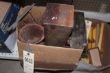 Assorted Smelting Pot Key Weighs Plater Blades Etc.