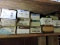 5 approx. number of boxes assorted key blanks, locks, cylinders from key shop