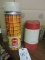 2 Tall Thermos Vacuum Bottles - Vintage - NEW