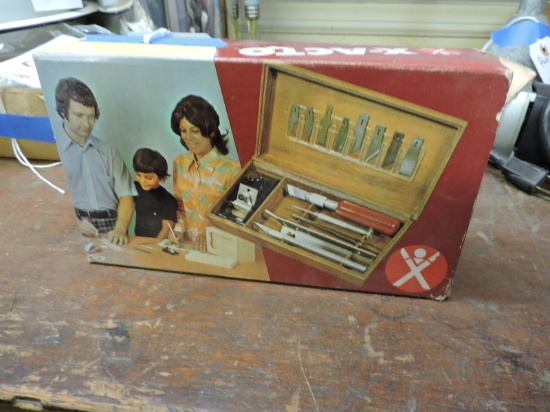 X-ACTO Brand CRAFT TOOL SET / No. 1076 / New in Package / Vintage