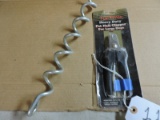 metal skewer to screw into lawn and 1 top paw pet nail clipper(new)#06205