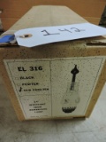 14 “ wrought iron hurricane lamp # EL316 Old English