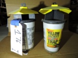 Pair of victor brand yellow jacket & insect traps