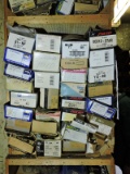 31 approx. number of boxes assorted key blanks, locks, cylinders from key shop