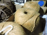 6 Rolls of Large Brown Garden-Style Twine