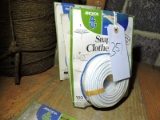 4 Packages of Snap-Back Clothes Line / Approx 100-FT per roll