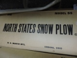 North States Snow Plow – Model 55 / Brand New Vintage Stock – in Box