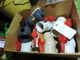 Lot of 7  3” PVC Water Valves