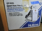 NuTone model QT100L bathroom fan and light 100 CFM 120 volt