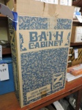 Vintage ZENITH Brand Light-Up Bathroom Vanity Cabinet - New Old Stock