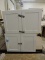 Lot of 4 Shop Cabinets / 3 with Locks and Keys / Two sizes (3-36