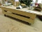 Low-Slung Rolling Wooden Work Table / 58