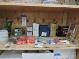 Shelf Contents:  Screws, Nails for Air Nailers, Other Hardware - see photos