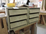 Pair of 3-Drawer Organizers - with contents / 13