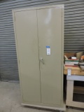 Metal 2-Door Reach-In Cabinet / on Custom Dolly / 36