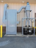 AGET Brand Cyclone Commercial Dust Collector with 2 Barrels