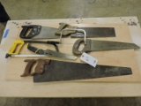 Lot of 7 Various Hand Saws