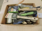 Box of Paint Brushes and Small Rollers