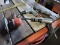 Lot of 4 Pneumatic / Air-Powered Tools -- Ratchet, 2 Chisels  and a Sander