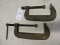 Pair of C-Clamps / One 6