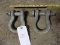 Pair of Large Industrial Clevis / Anchor Shackles