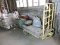 Steel-Framed Heavy Duty Warehouse Cart with Wood Deck