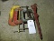 Lot of 4 C-Clamps and a Single Binder