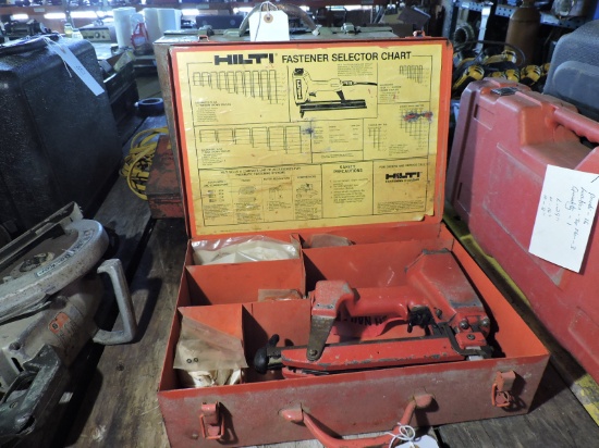 HILTI Pneumatic / Air Powered HD Stapler - Model: FN200A - in Case