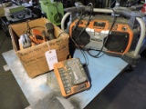 Lot of RIDGID Tools - Cordless with Drills, Batteries, Charger & Job Site Radio