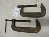 Pair of C-Clamps / One 6