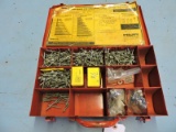 Box of HILTI Piston Drive Tool Fasteners in Box - FASTENERS ONLY