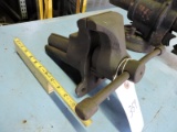 Vintage Bench Vise - Jaws Open to Approx. 4 to 5 inches