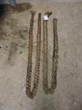 Chain Lengths: 2 Chains / Apprx. 16' each / One with 2 Hooks, One with One