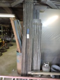 Pair of Wooden Expandable Scaffolding Planks - One 6-, One 8' (closed)