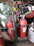 Pair of BADGER Dry Chemical Fire Extinguishers