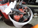 Lot of 6 Small Fire Extinguishers / Various Brands - need charging