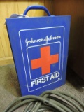 Johnson & Johnson Wall-Mount FIRST AID KIT -in steel case